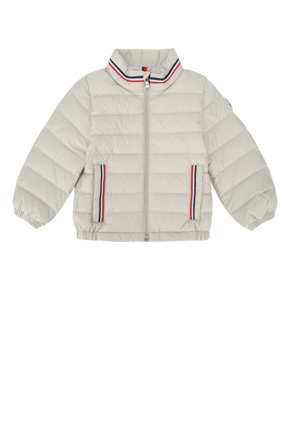 Moncler Jr Jerry Down Jacket — Beige