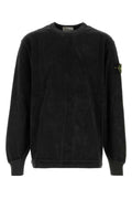 Stone Island Ribbed Cotton Sweater — Gray