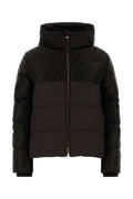 Fendi Jacquard Down Jacket — Black