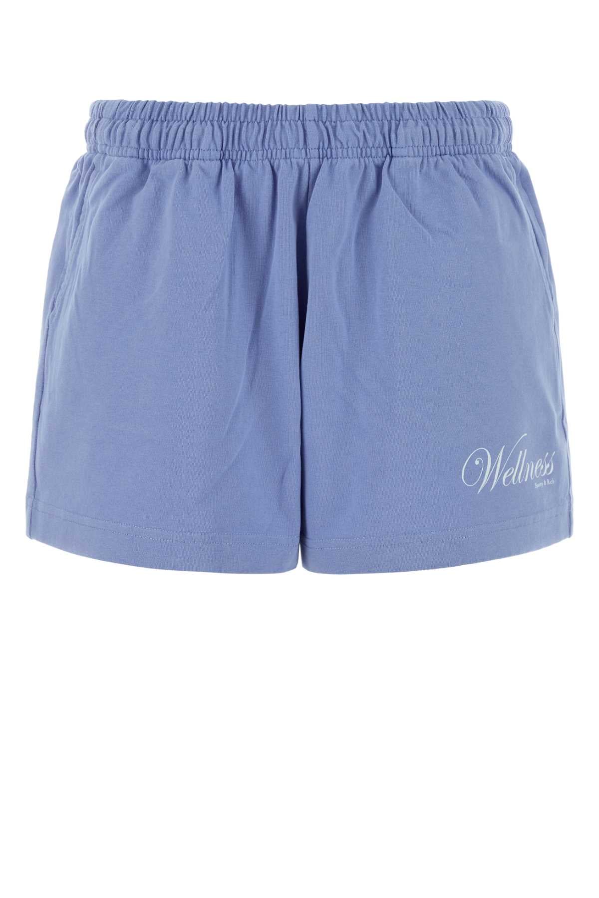 Sporty & Rich Avenue Disco Shorts — Purple