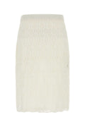 Bottega Veneta Gonna Pesci Skirt — White