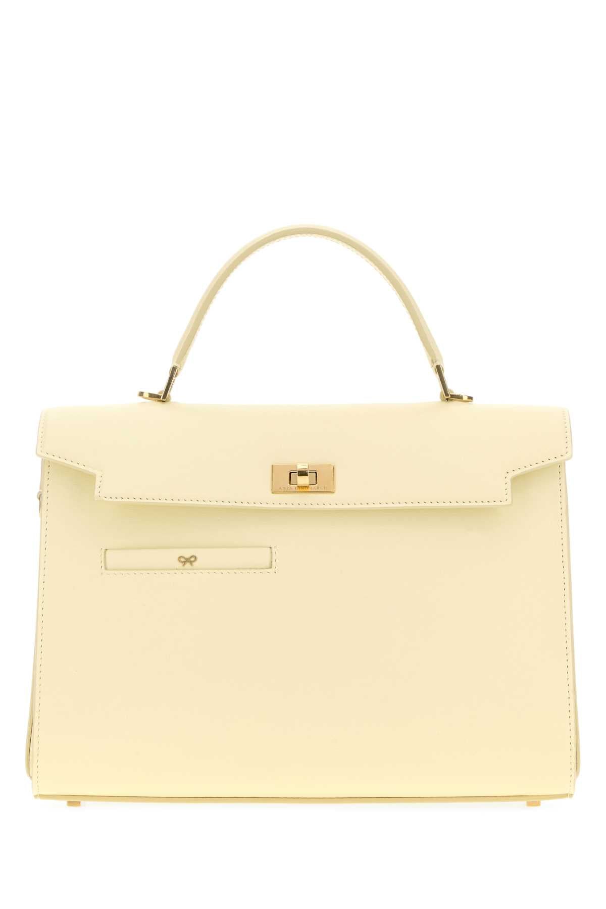 Anya Hindmarch Silky Top Handle Bag — Yellow