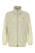 Prada Re-Nylon Windbreaker Jacket — Beige