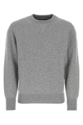 Suéter de mezcla de cachemira Prada — Gris