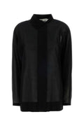 Carven Cotton Sweater — Black