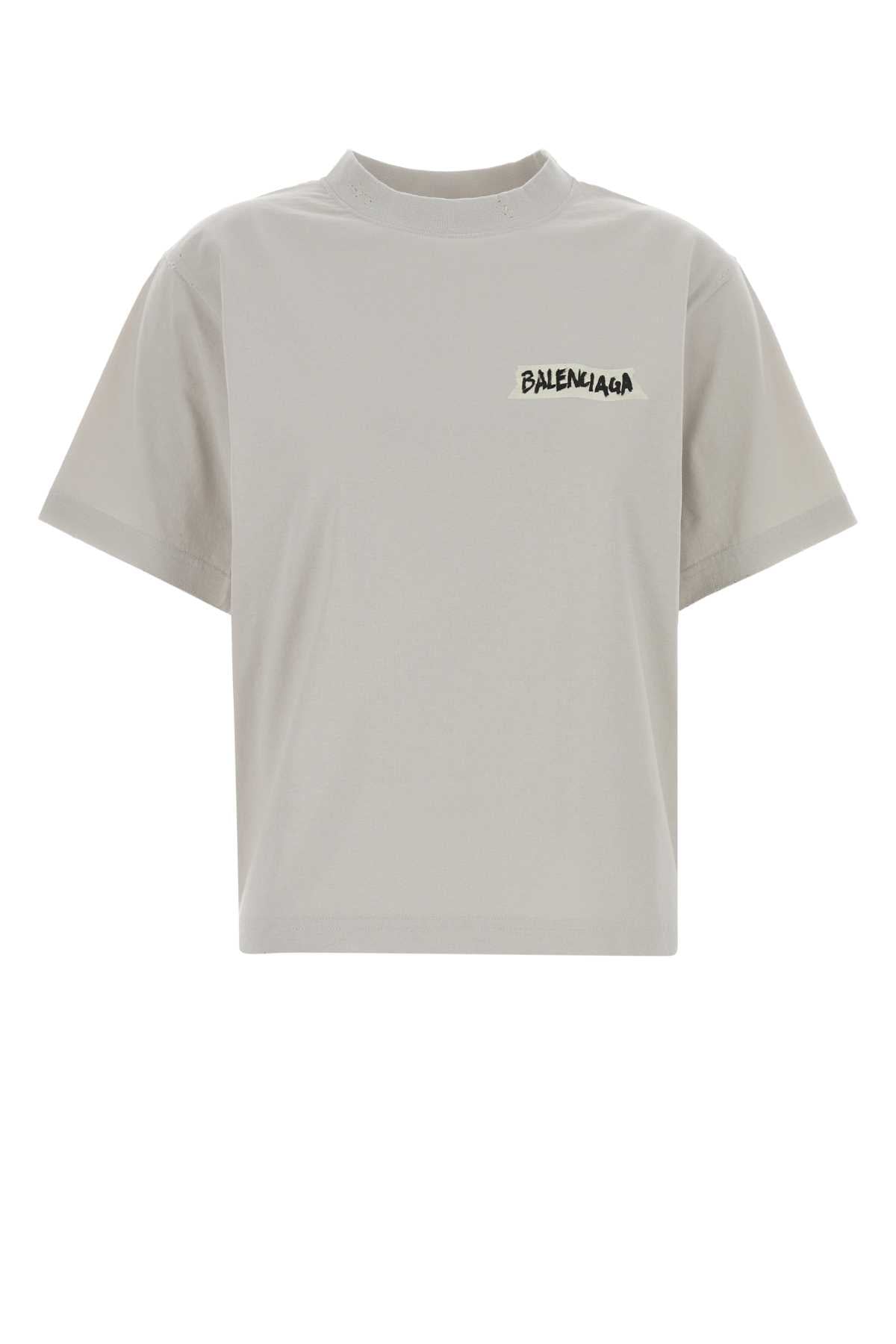 Balenciaga Cotton Jersey T-Shirt — White