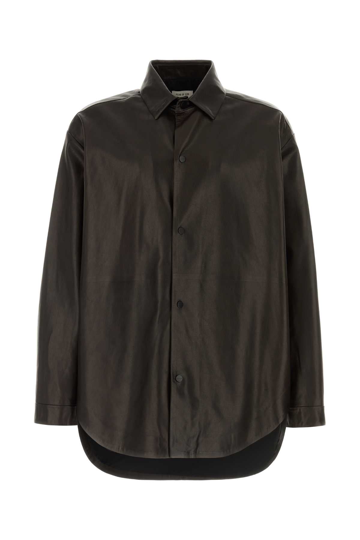Fear Of God Shirt Shirt — Brown