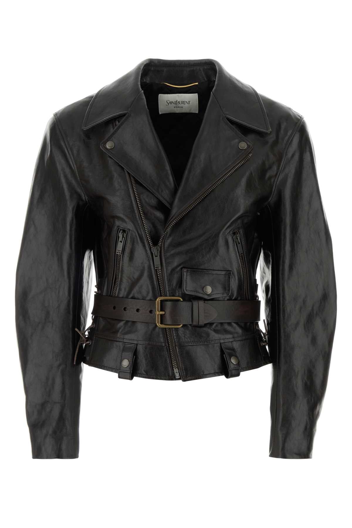 Saint Laurent Petit Blouson Jacket — Black