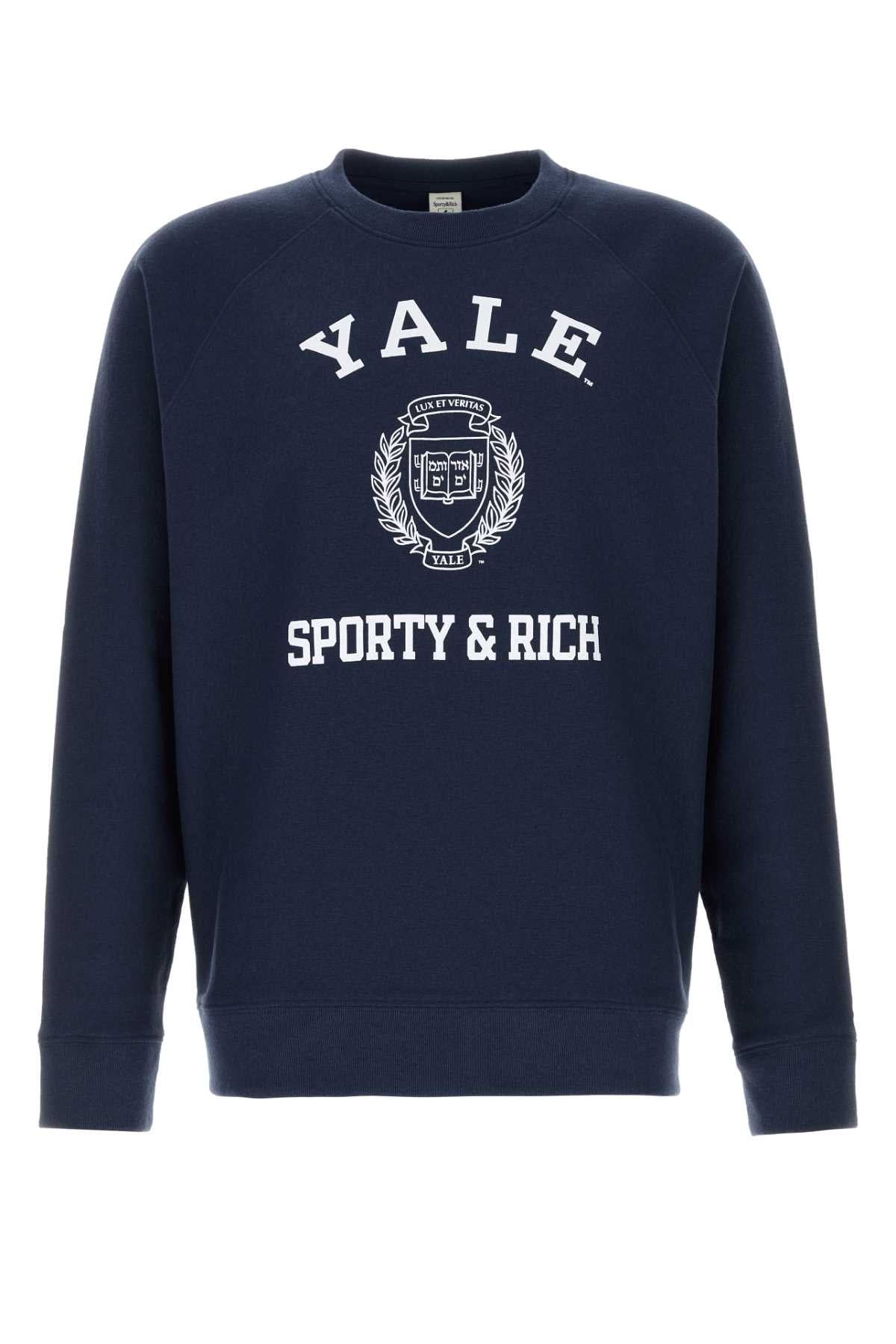 Sporty & Rich Soft Sweatshirt — Navy