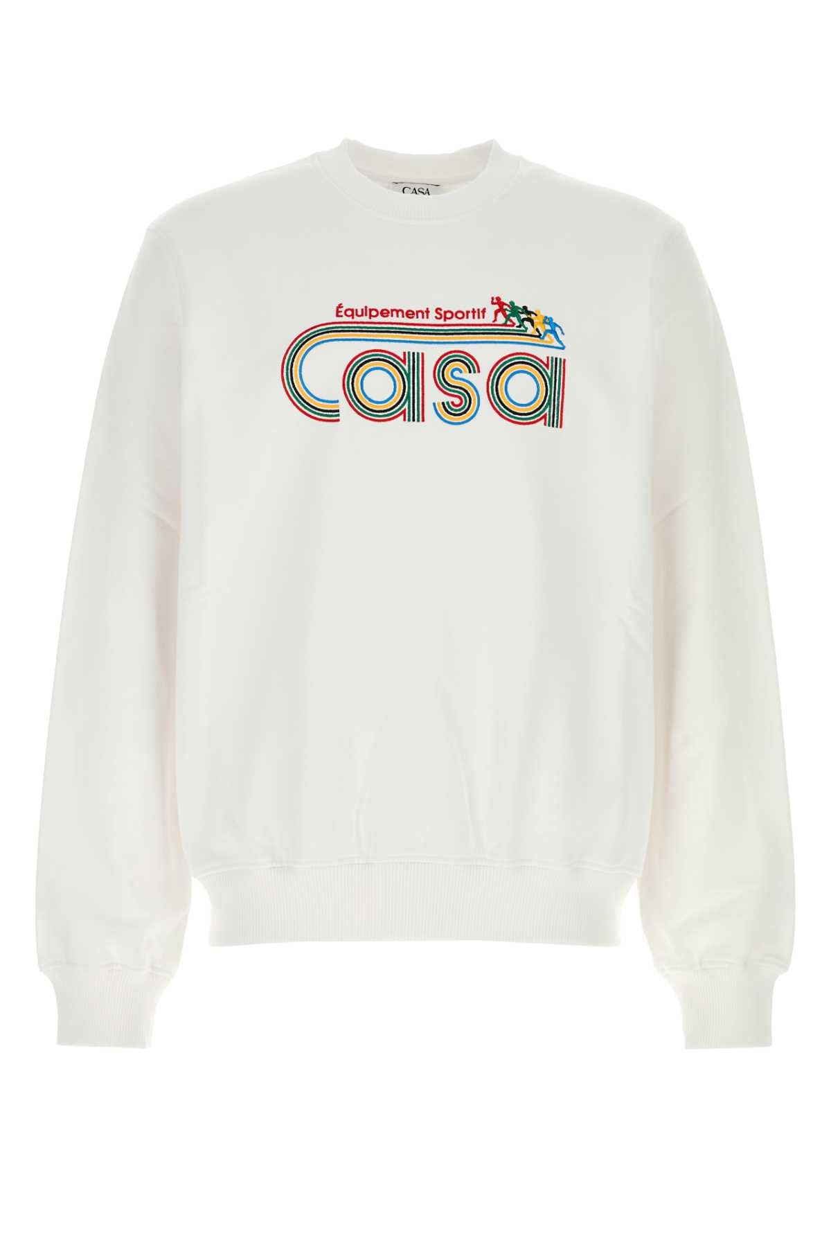 Casablanca Équipement Sportif Sweatshirt — White