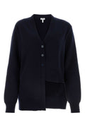 Loewe 100% Cashmere Cardigan — Navy