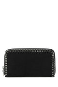 Stella McCartney Shaggy Deer Zip-Around Wallet — Black
