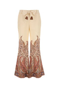 Zimmermann Rhiannon Flare Trouser — Beige