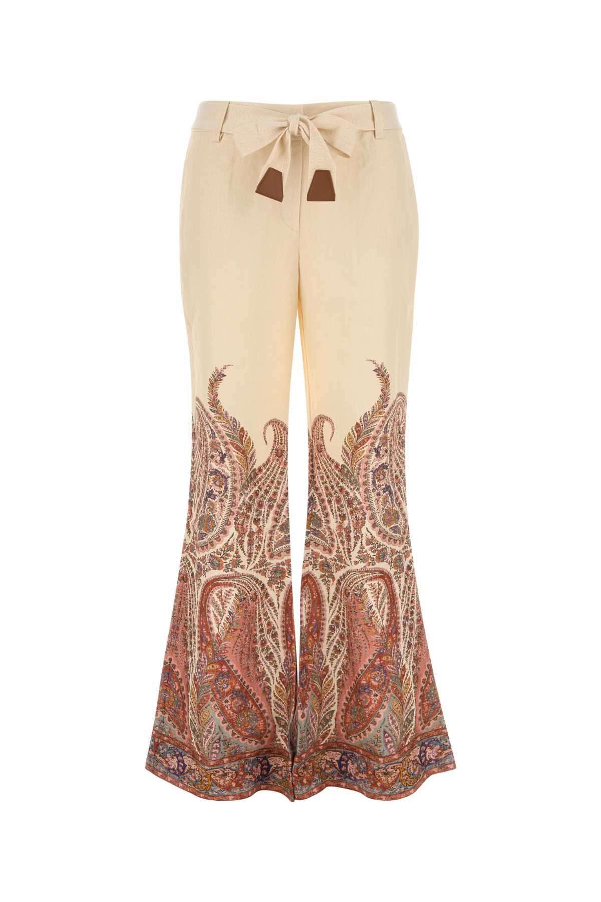Zimmermann Rhiannon Flare Trouser — Beige