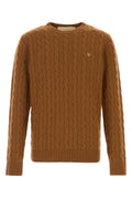 Valentino Garavani VLOGO Signa Sweater — Camel