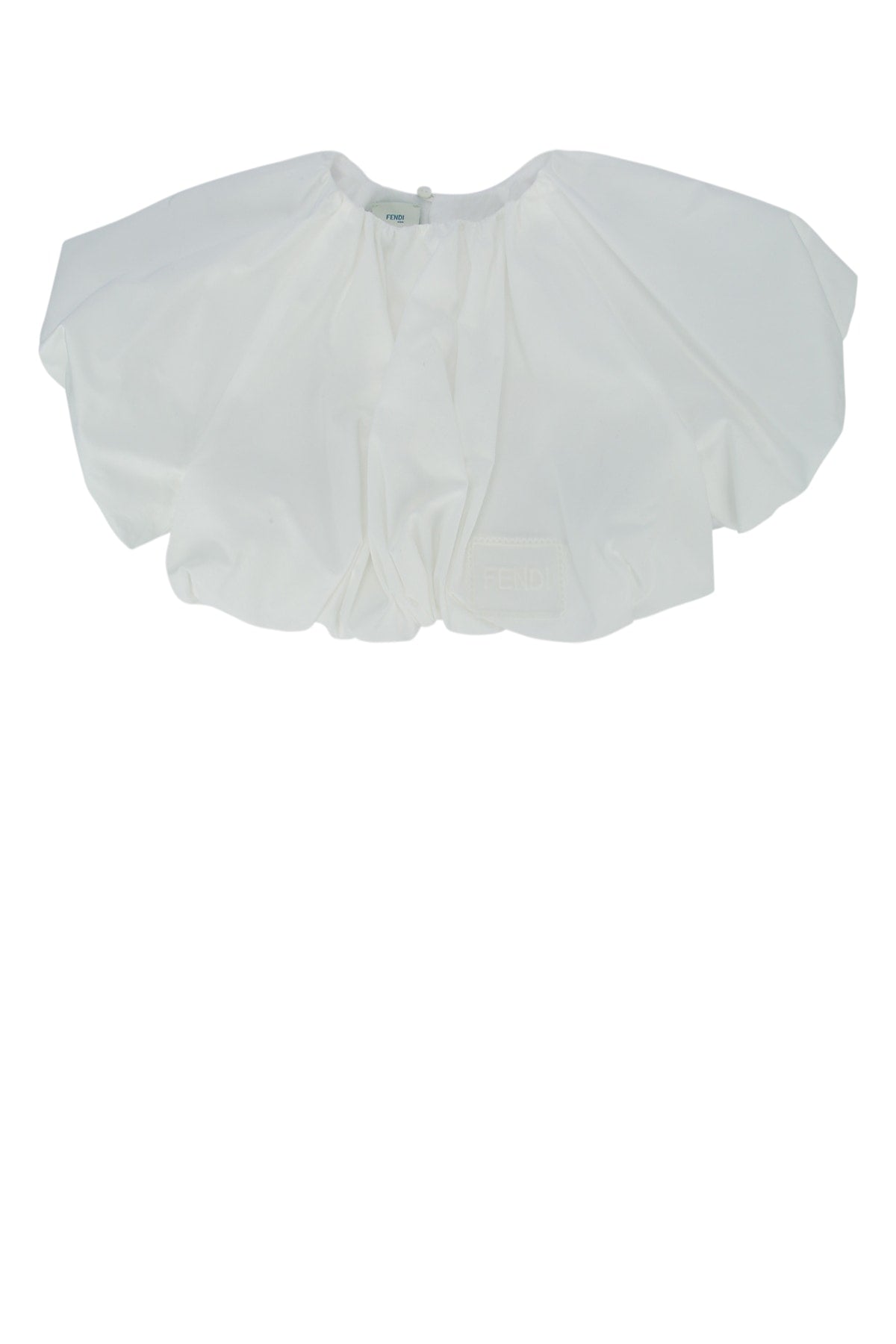 Fendi Kids Popeline Blouse — White
