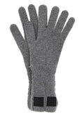 MM6 Maison Margiela Wool Blend Gloves — Gray