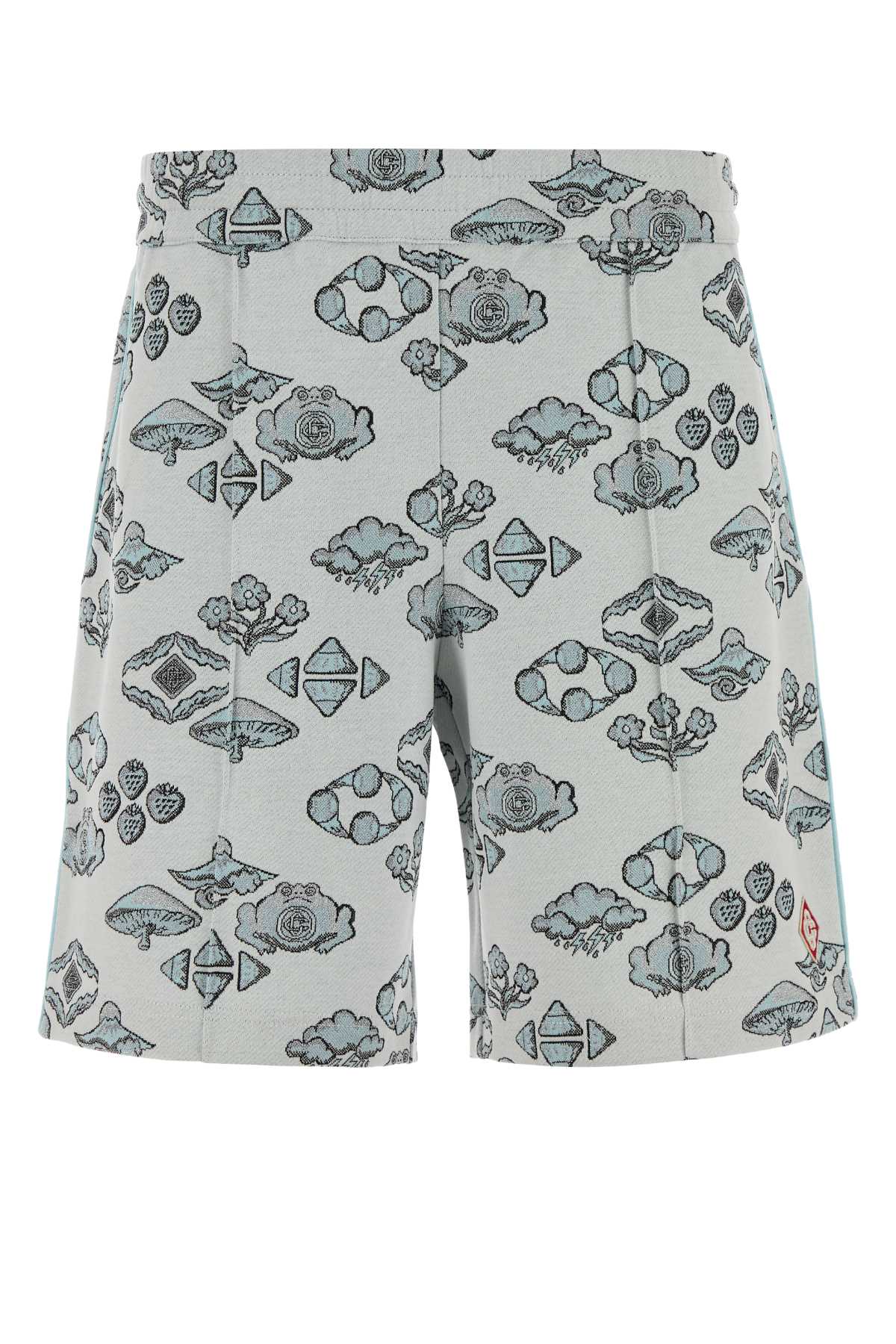 Casablanca Offwhitemulti Shorts — White