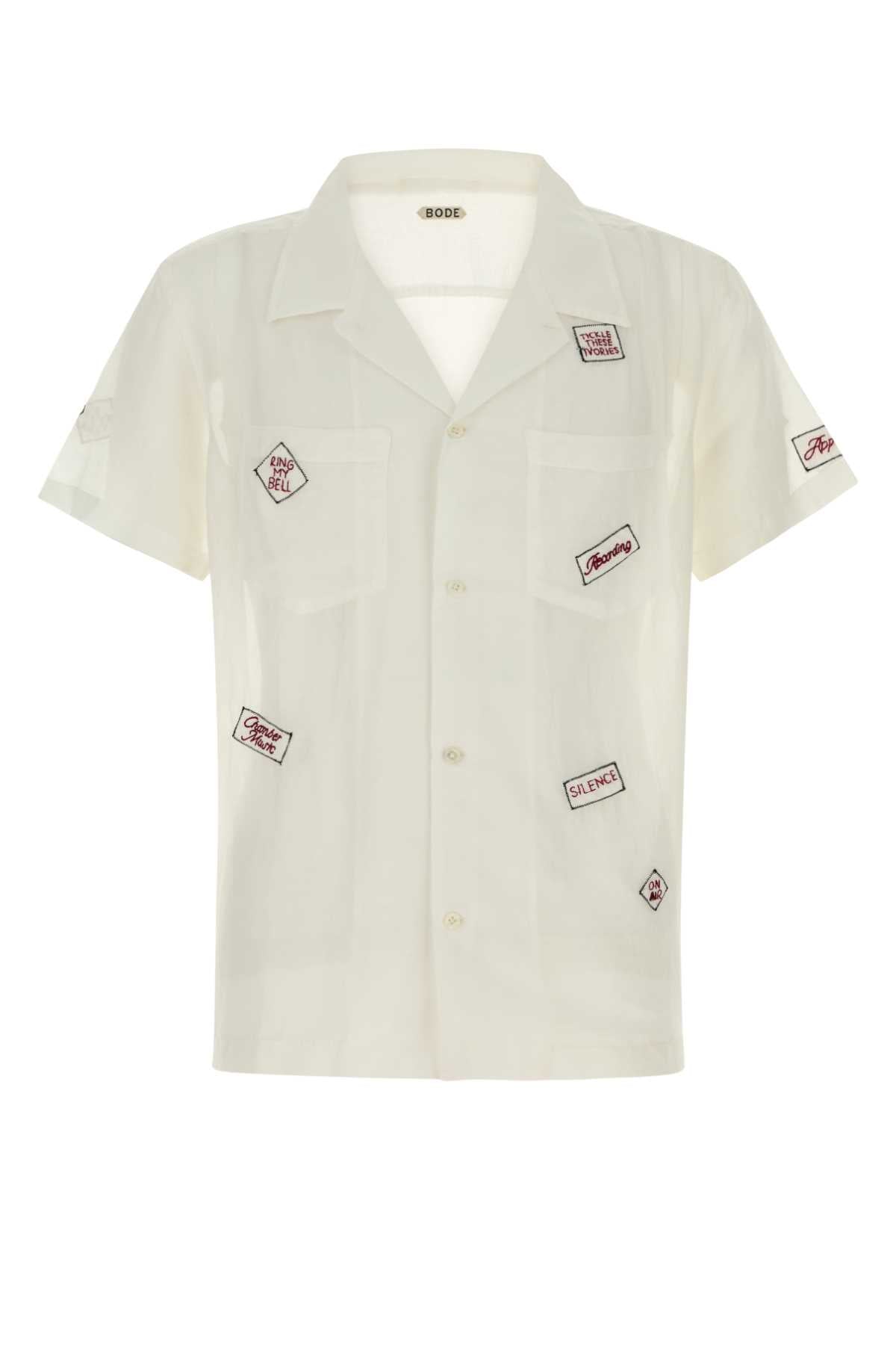 Bode On Air Shirt — White