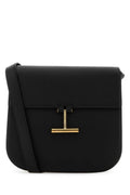 Tom Ford Leather Crossbody Shoulder Bag — Black