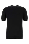 Fedeli 100% Cotton Sweater — Black
