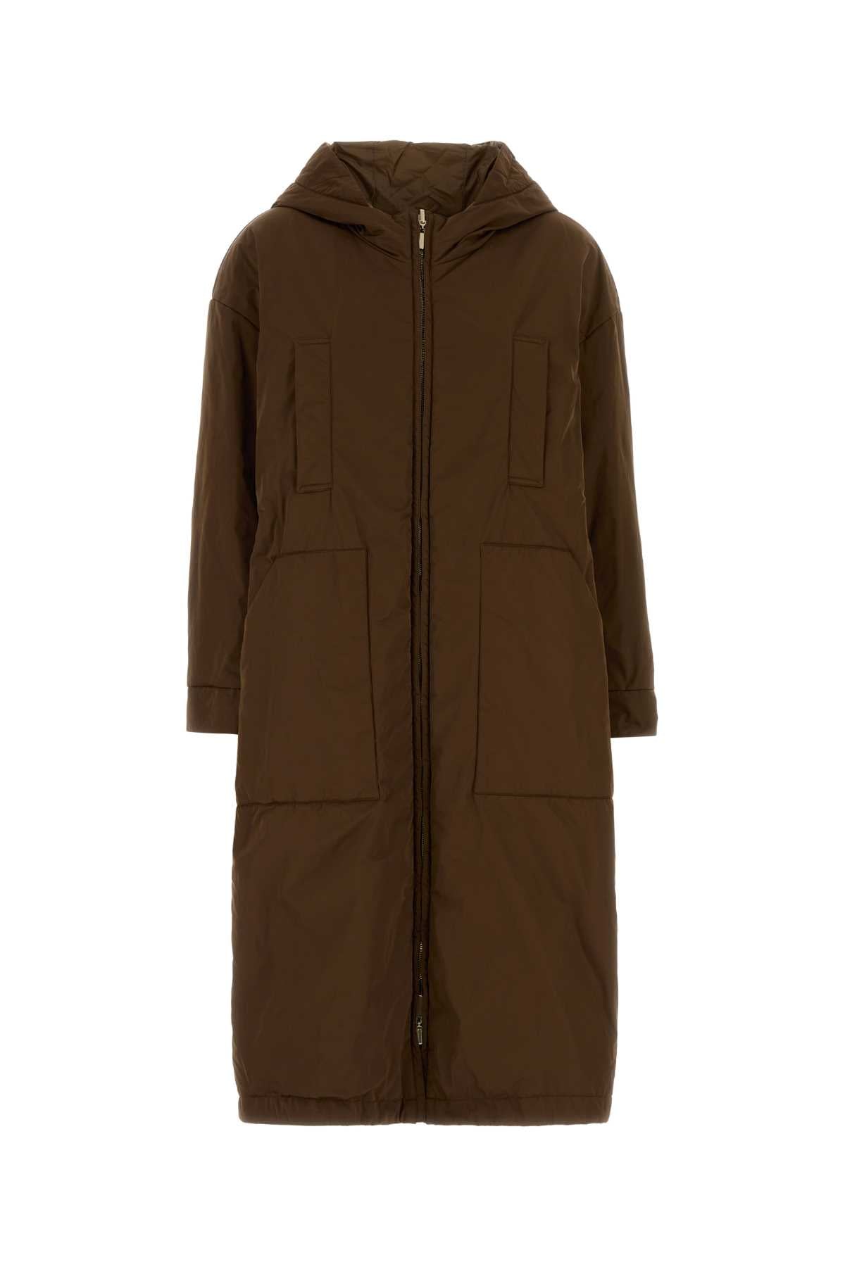 Mm The Cube Bosco Down Jacket — Brown