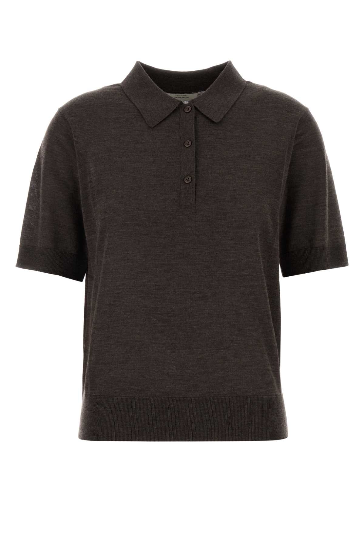 Loulou De Saison Fine Polo — Brown