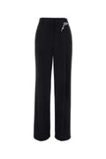 Prada Wool-Blend Gabardine Trousers — Black