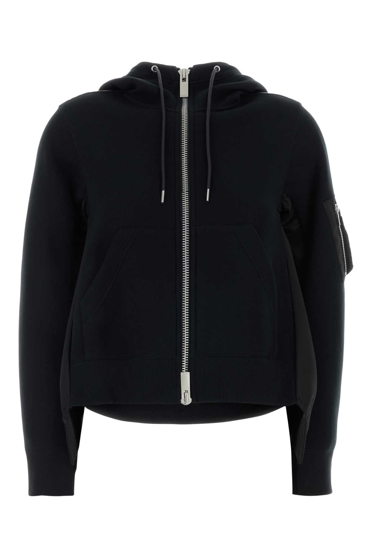 Sacai Sweat Hoodie — Black