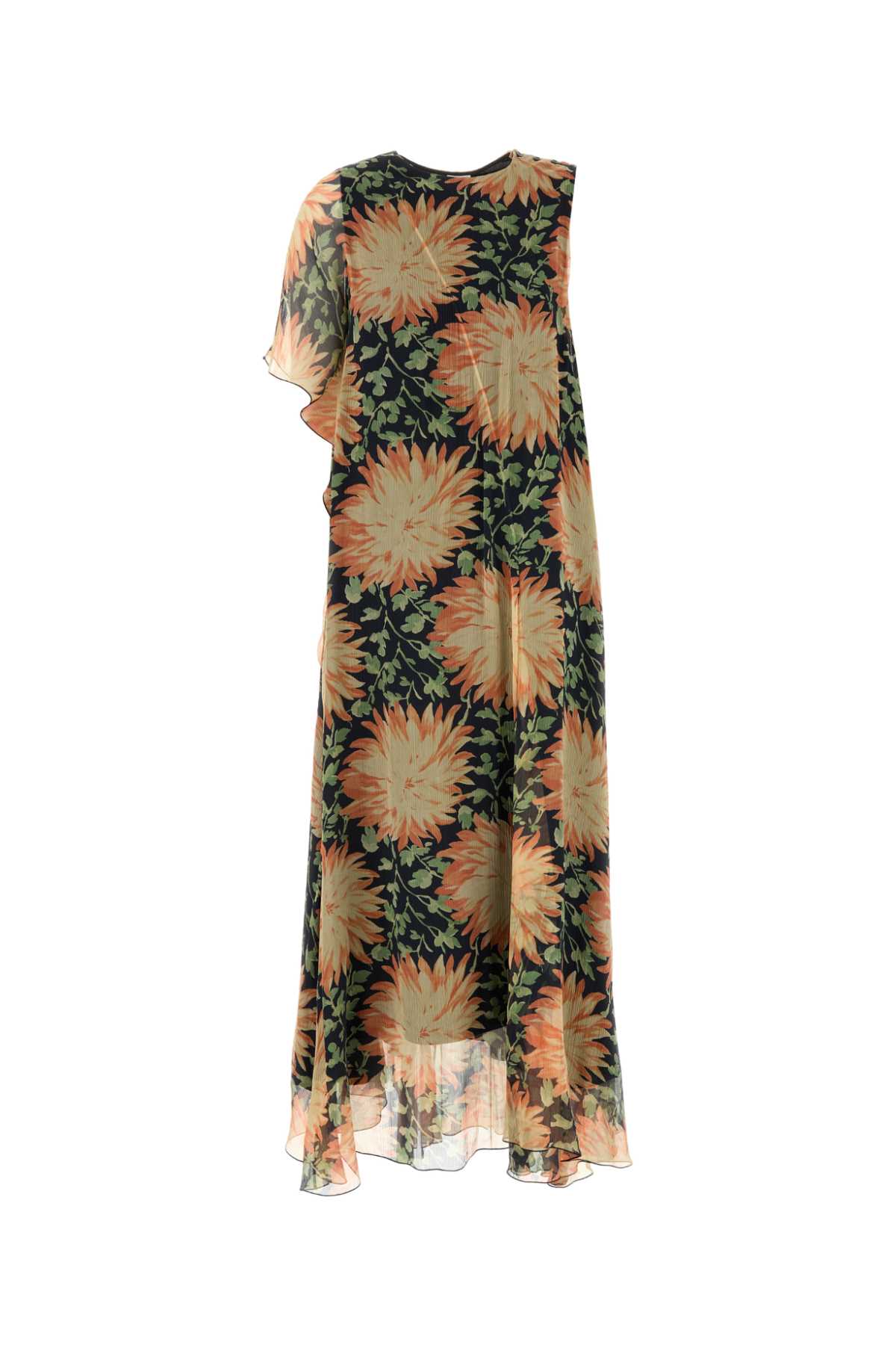 Loewe Printed Silk Dress — Multicolor