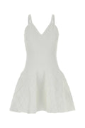 Balmain Compact Dress — White