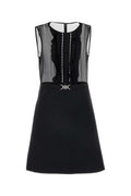 Versace Georgette Dress — Black