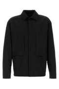 Herno Laminar Nylon Overshirt Jacket — Black