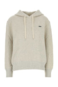 Autry Cotton Melange Hoodie — Gray