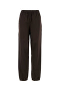 Miu Miu Cotton Twill Joggers — Brown