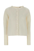 Loewe Stretch Mohair Blend Cardigan — White