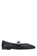 Roger Vivier Flowers Flat — Black
