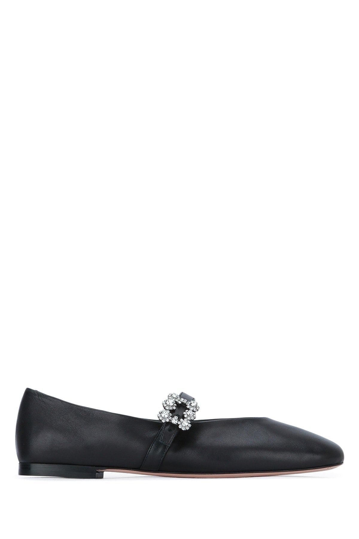 Roger Vivier Flowers Flat — Black