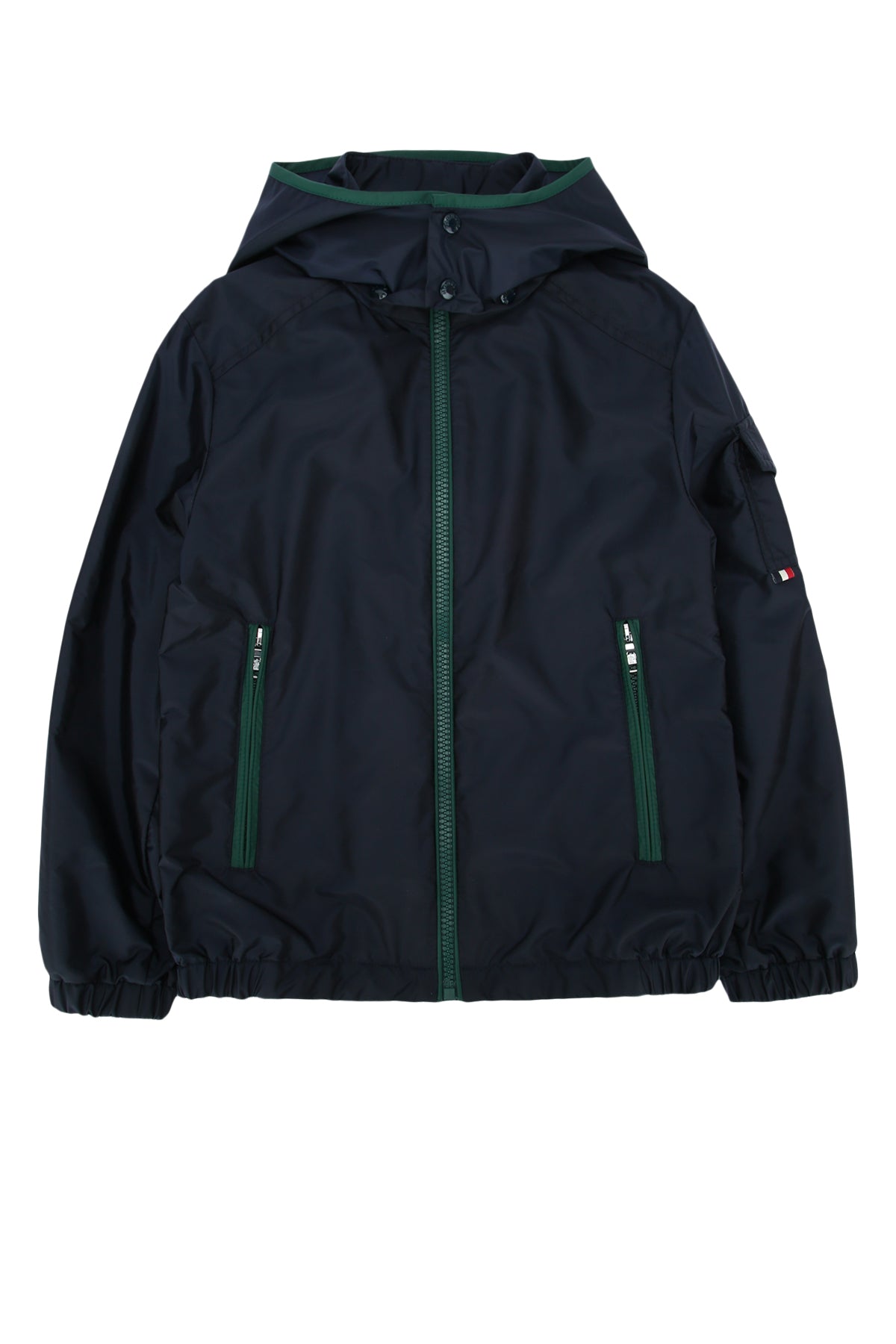 Moncler Jr Banu Down Jacket — Navy