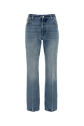 Miu Miu Cotton Denim Jeans — Blue
