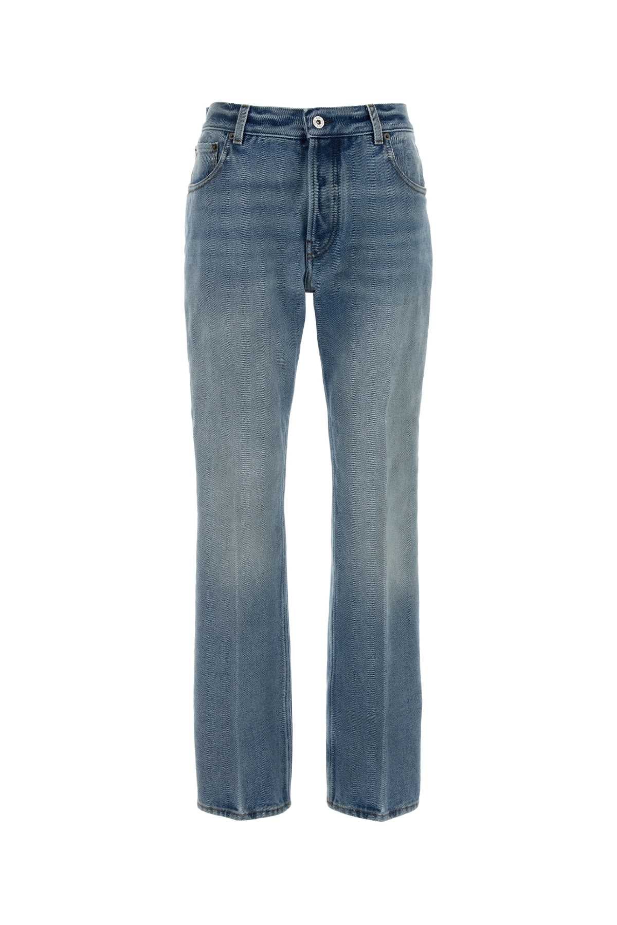 Miu Miu Cotton Denim Jeans — Blue
