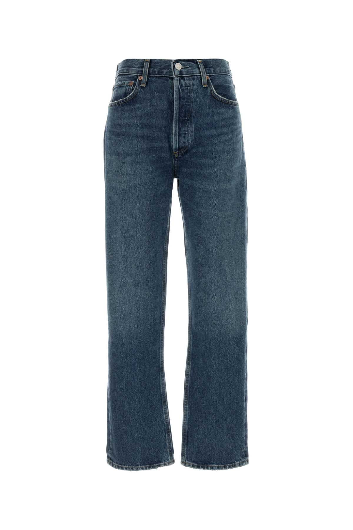 Agolde 90's Pinch Waist Jeans — Blue