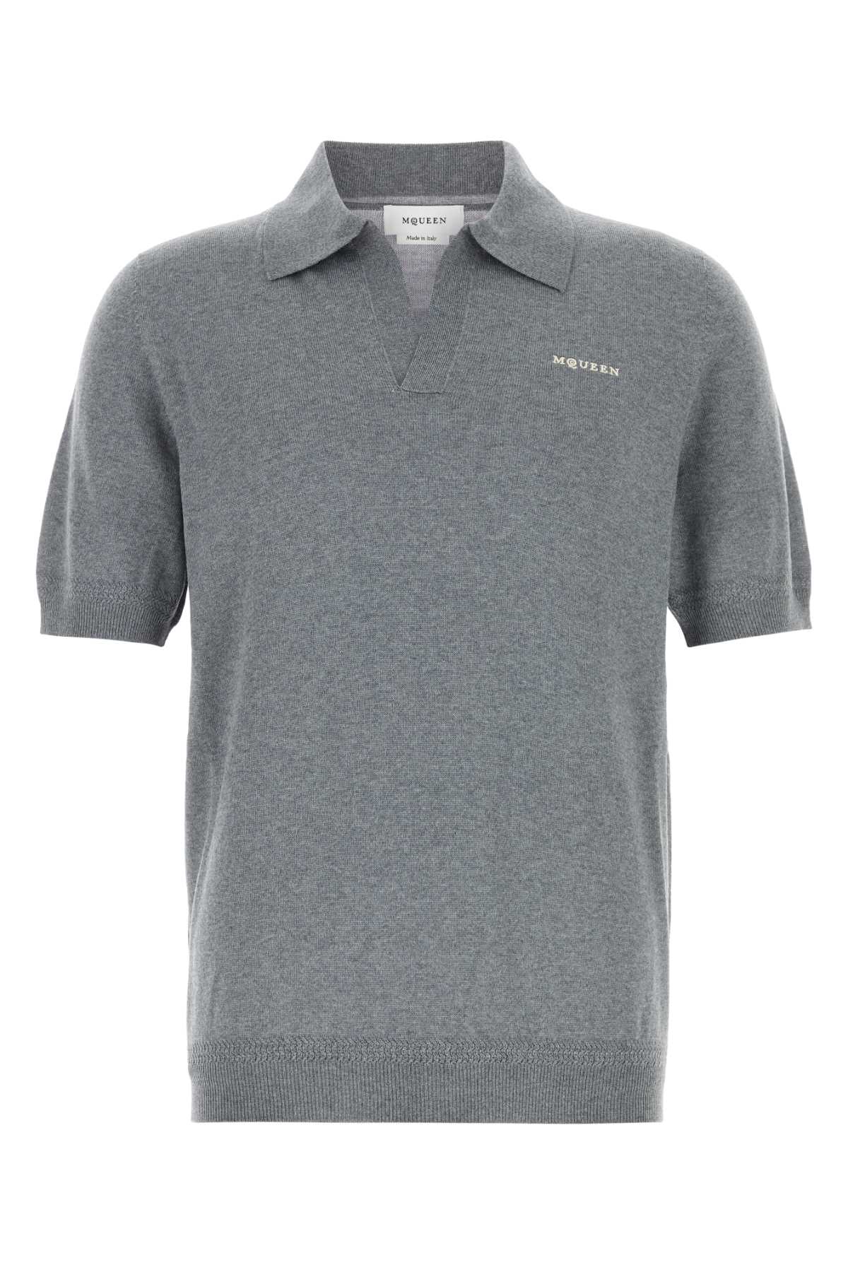 Alexander McQueen Polo Polo — Gray