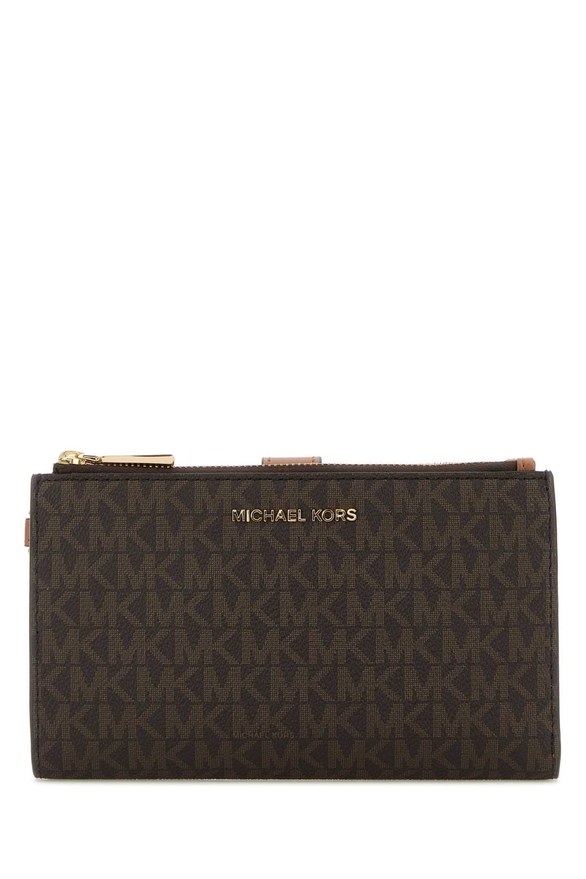 Michael By Michael Kors Wristlet Wallet — Brown