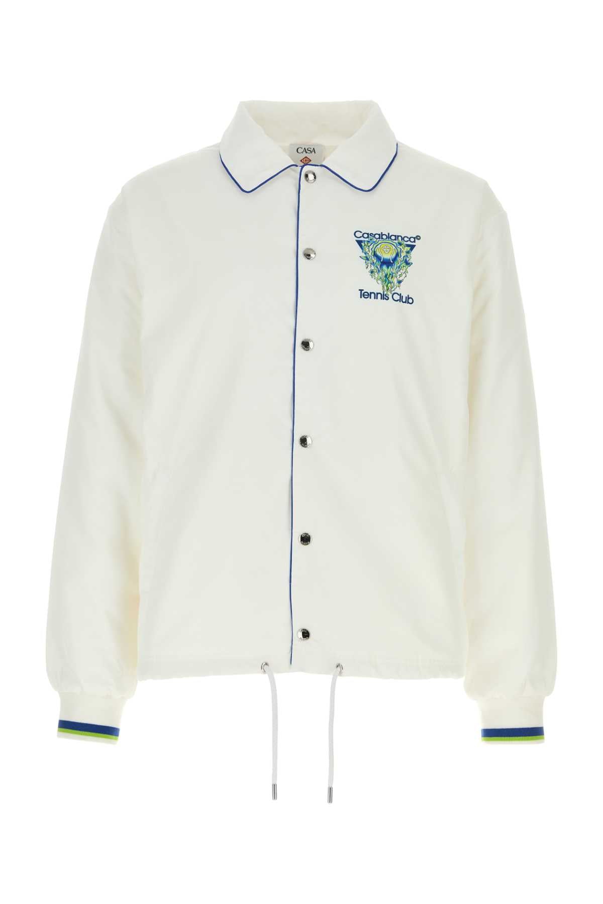 Casablanca Coach Jacket — White