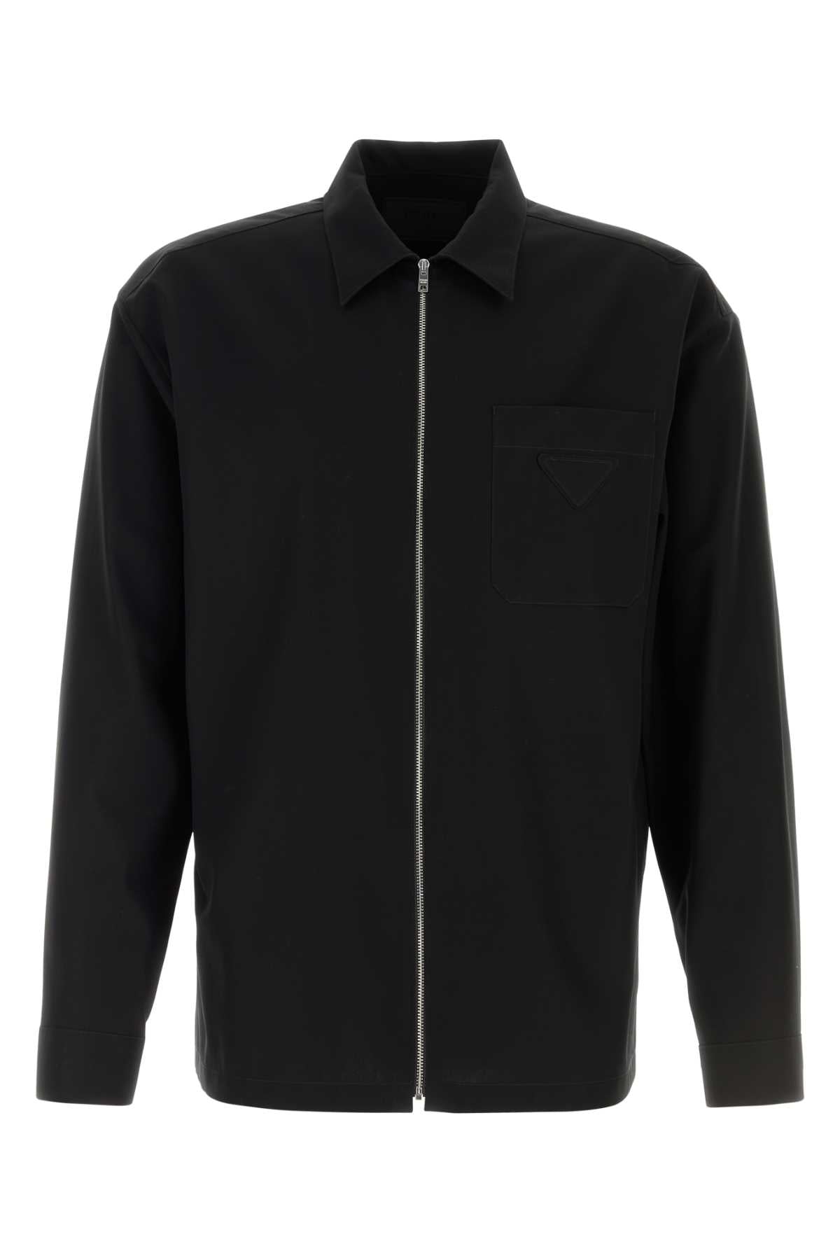 Prada Cotton Shirt — Black