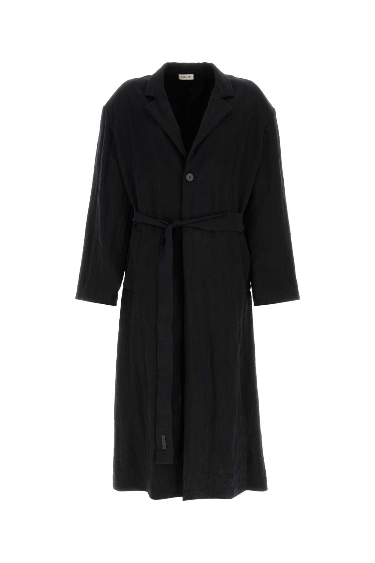 Fear Of God Unlined Coat — Black