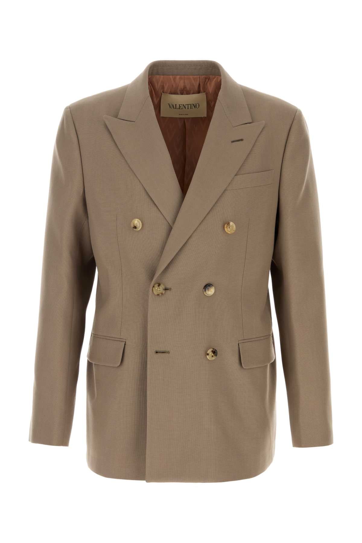 Valentino Garavani Petto Blazer — Beige