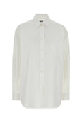 Moschino Stretch Poplin Shirt — White