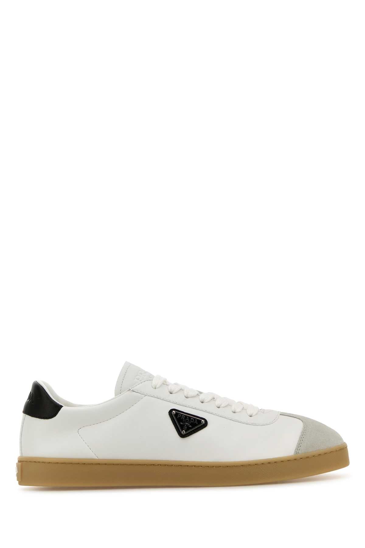 Prada Lane Sneaker — White